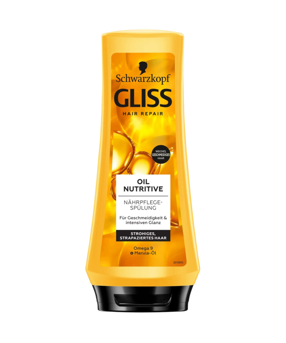 GLISS KUR Conditioner de cheveux, Huile Nutritive, 200 ml