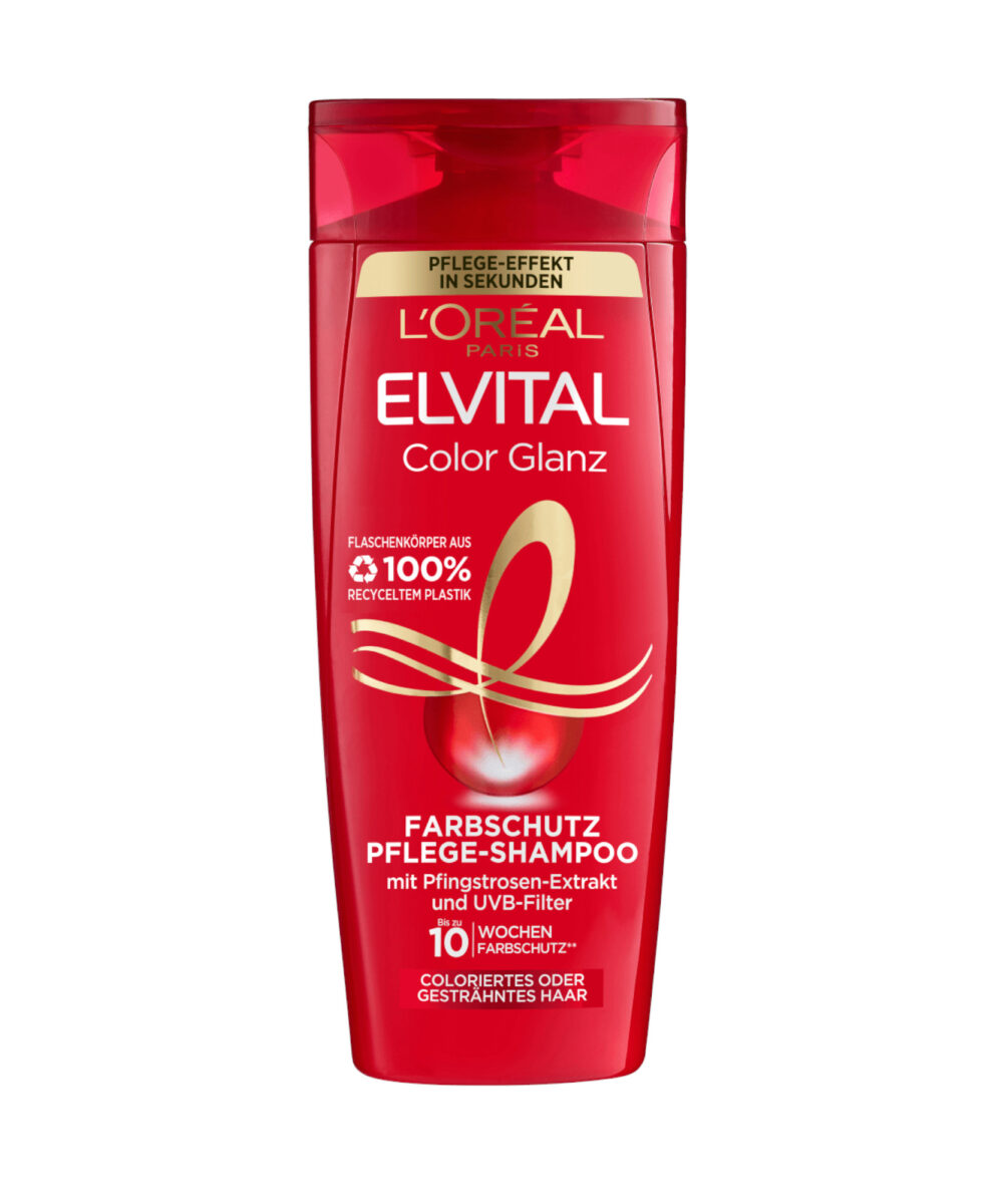 L'OREAL Elvital Shampooing pour Cheveux Colorés Brillance, 250 ml