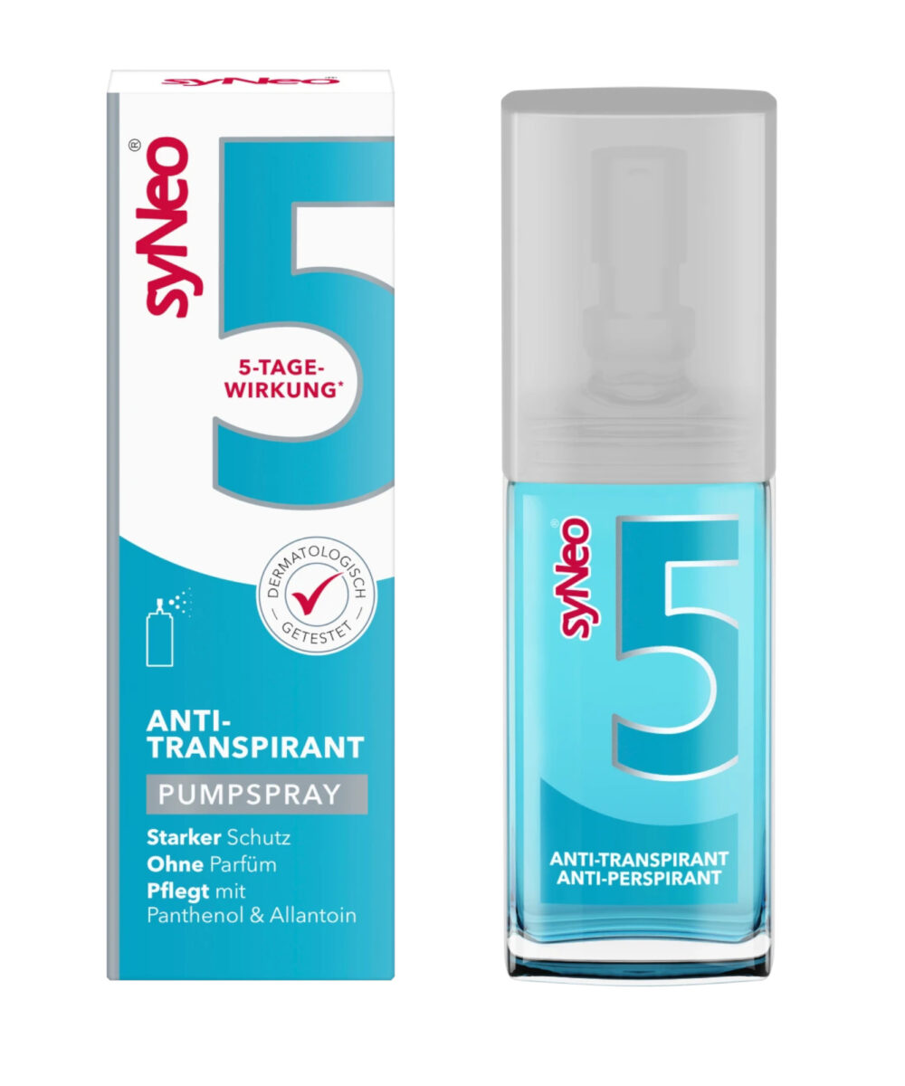SyNEO 5 Spray Deo Bio Antisudorifiques sans parfum, 50 ml