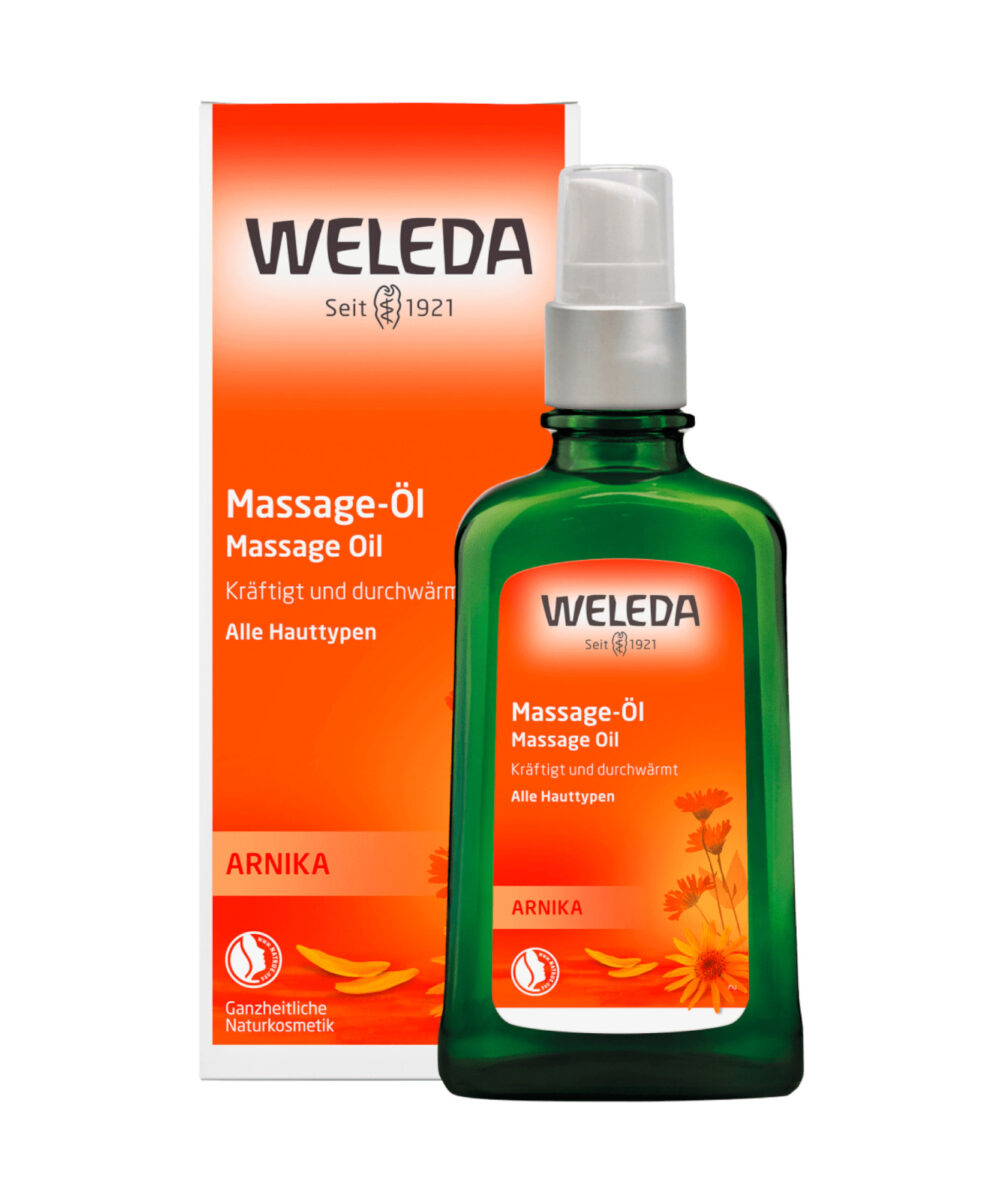 WELEDA Huile pour le corps huile de massage à l'arnica, 100 ml