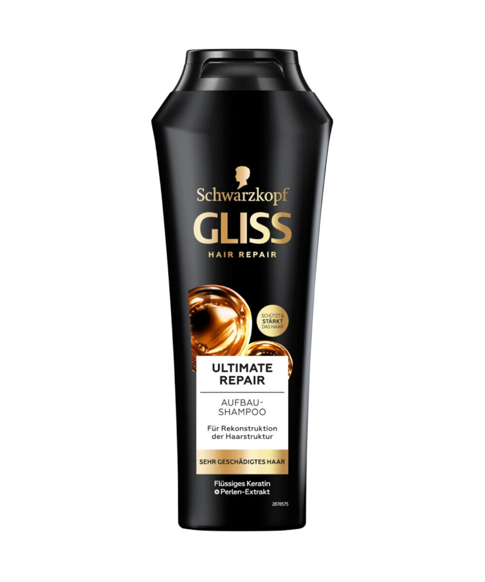 GLISS KUR Shampooing réparateur express, Ultimate Repair, 250 ml